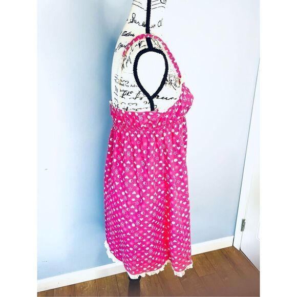 Victoria's Secret Women's XS Pink Lace Babydoll Nightie Nightgown Loungewear - Picture 4 of 8